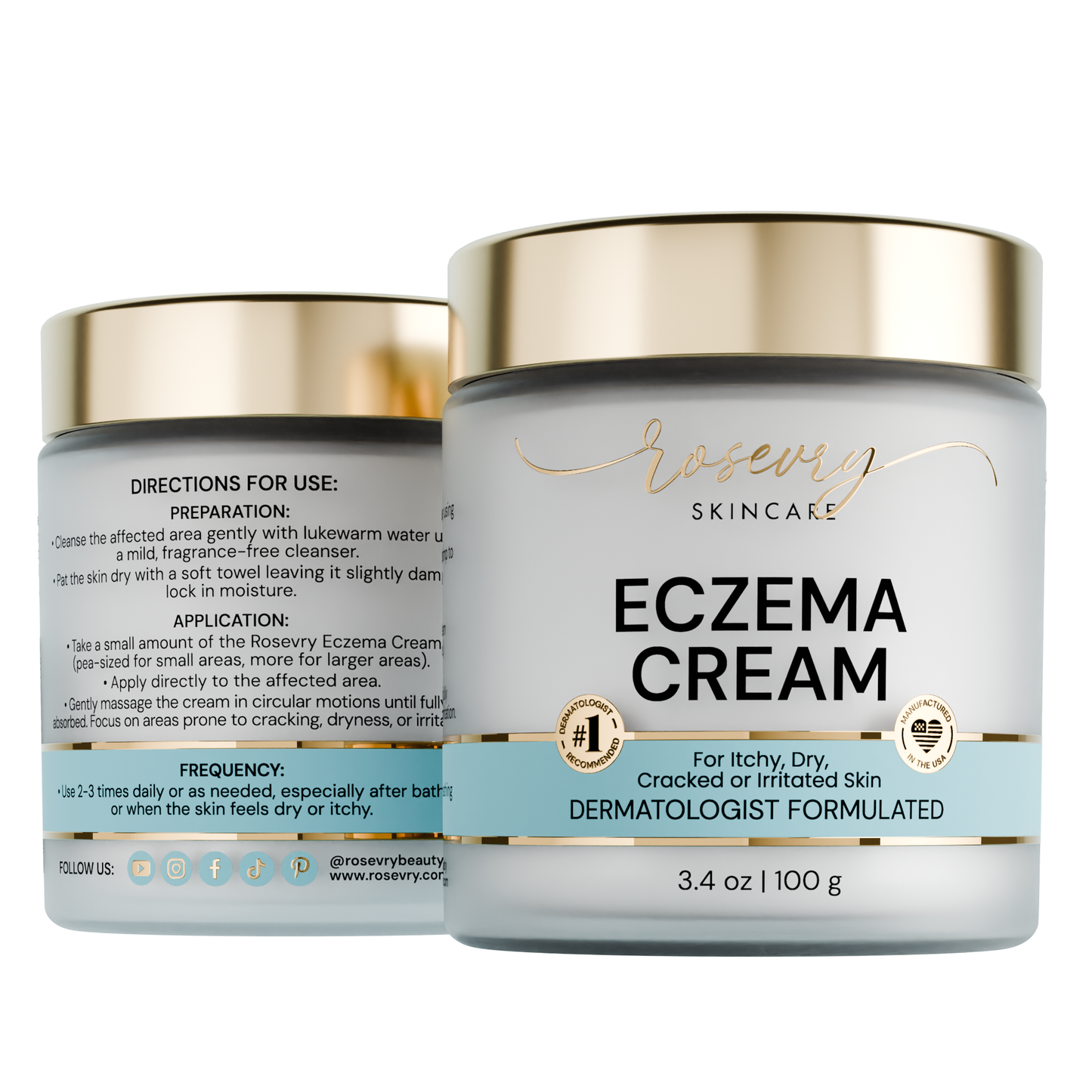 Rosevry | Intensive Repair Eczema Cream