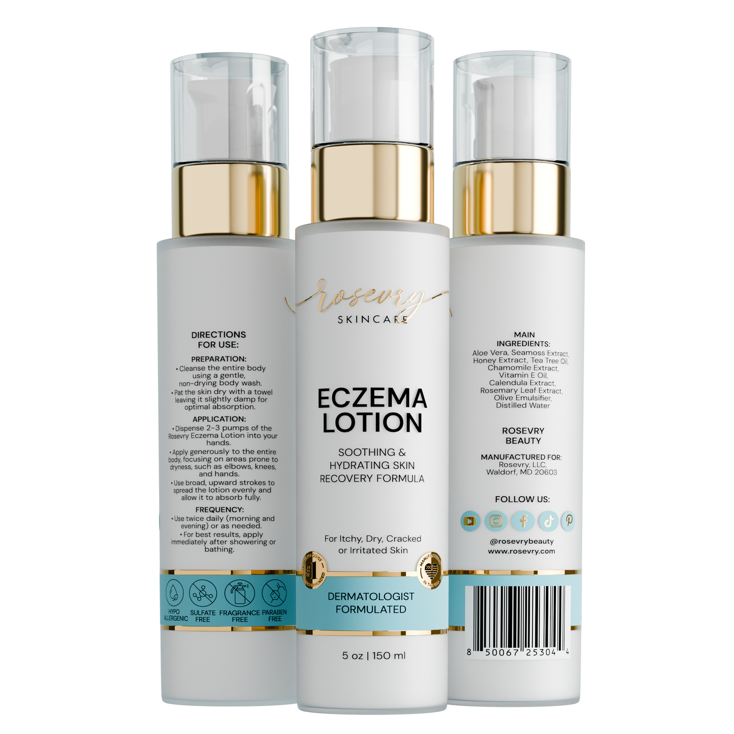 Rosevry | Hydrating Care Eczema Lotion