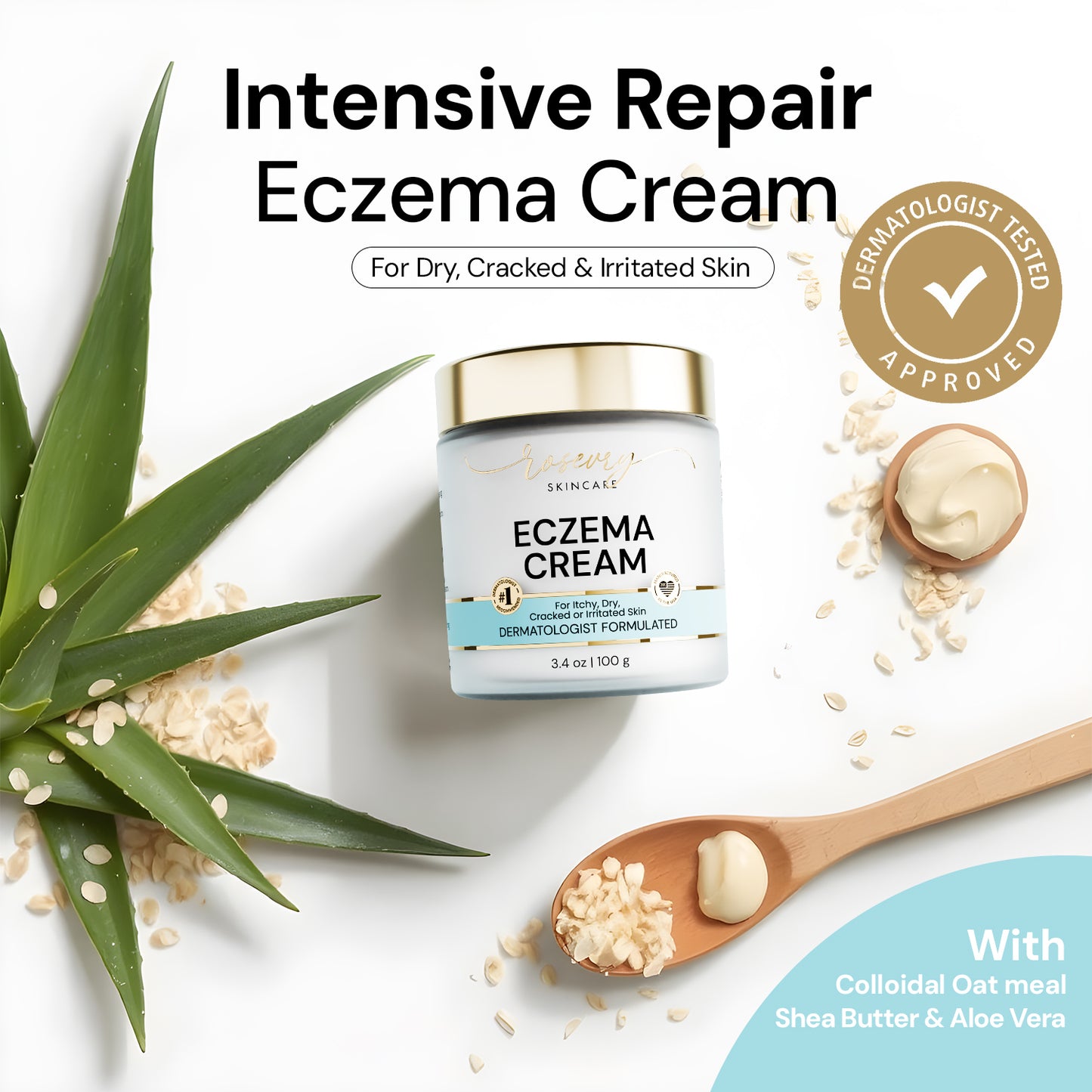 Rosevry | Intensive Repair Eczema Cream